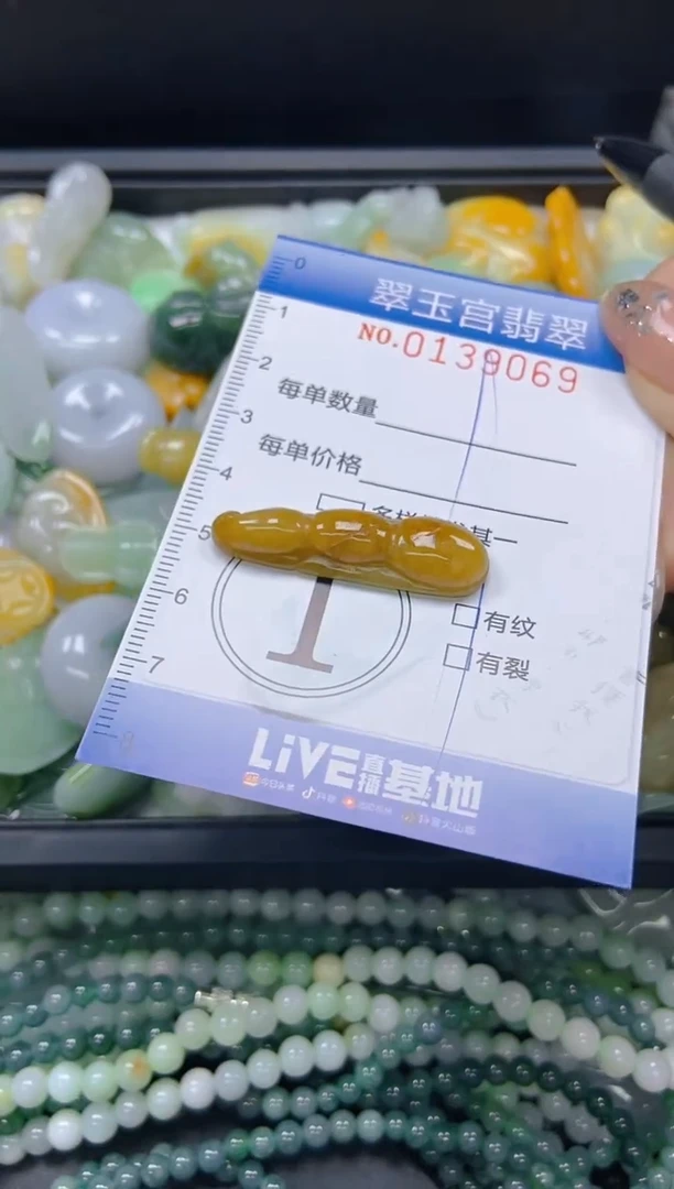 翡翠未镶嵌颈饰闪购0139069