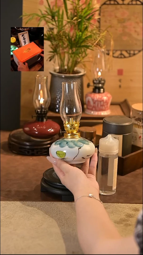 景德镇陶瓷香薰灯摆件