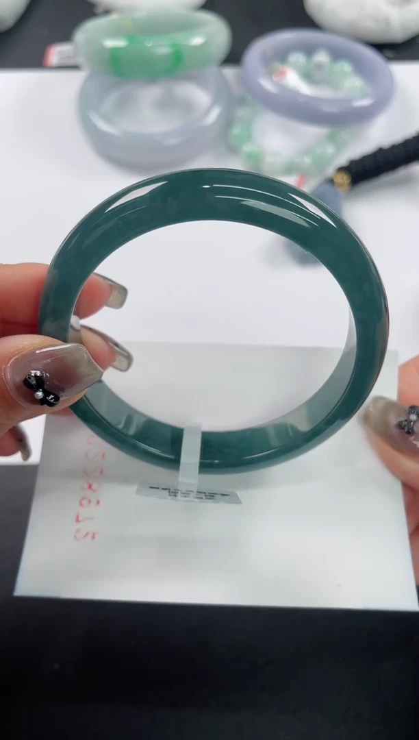 未镶嵌手镯翡翠基地发货H8857 58+