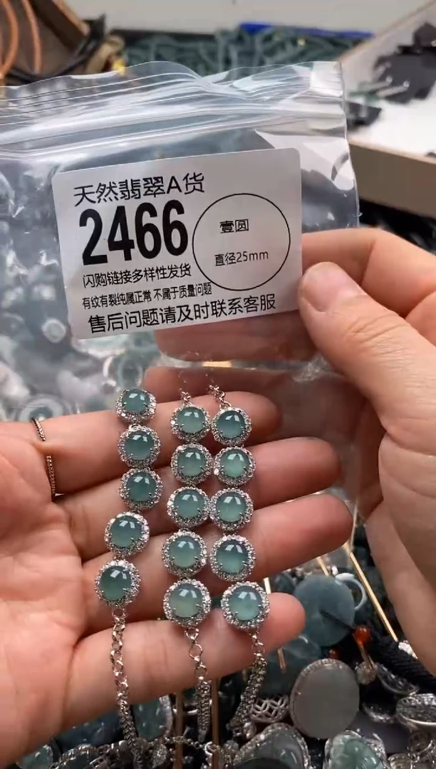 【闪购商品】翡翠颈饰未镶嵌多样性发其一2466