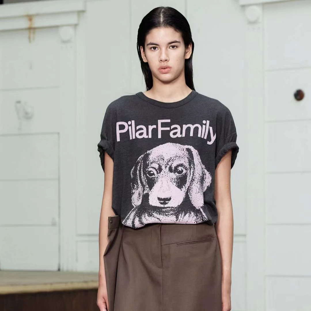 OPEN YY 设计师品牌【output】PET CLUB BEAGLE 印花T恤