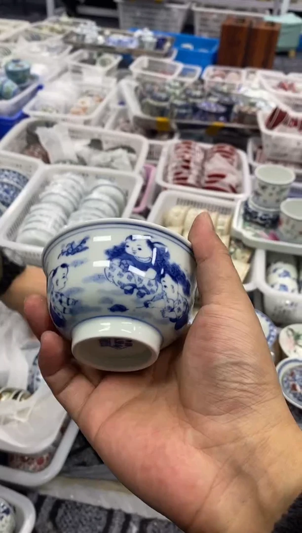 摆件陶景德陶瓷茶具容量约100