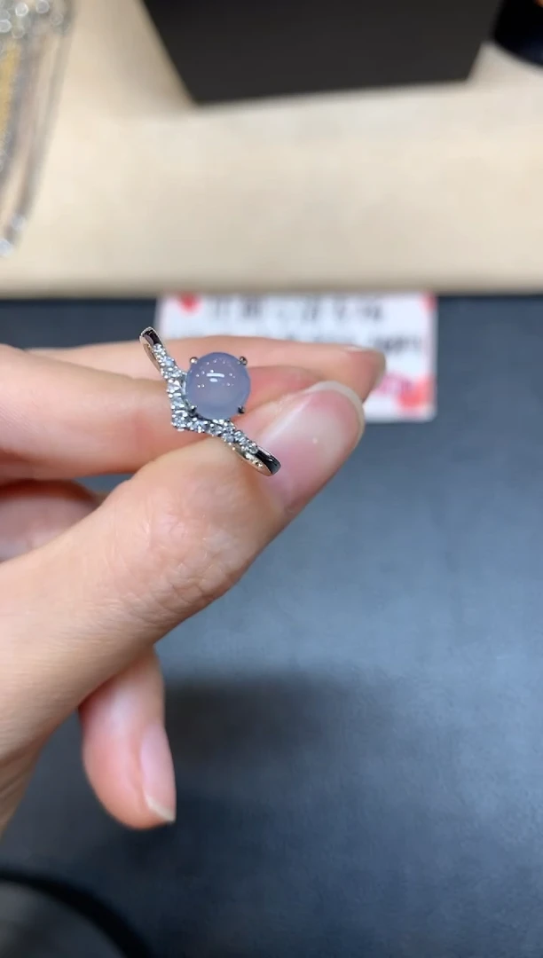 【闪购商品】翡翠戒指18K金镶嵌【无鉴赏期