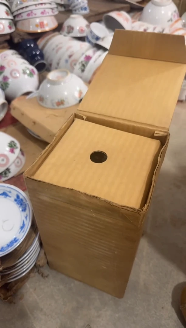 摆件和十二只童子碗12.7厘米微瑕请慎拍