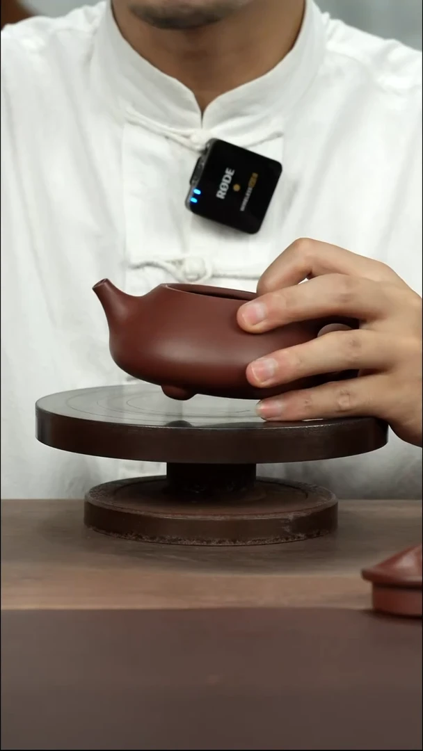 茶壶紫砂底槽清小石瓢