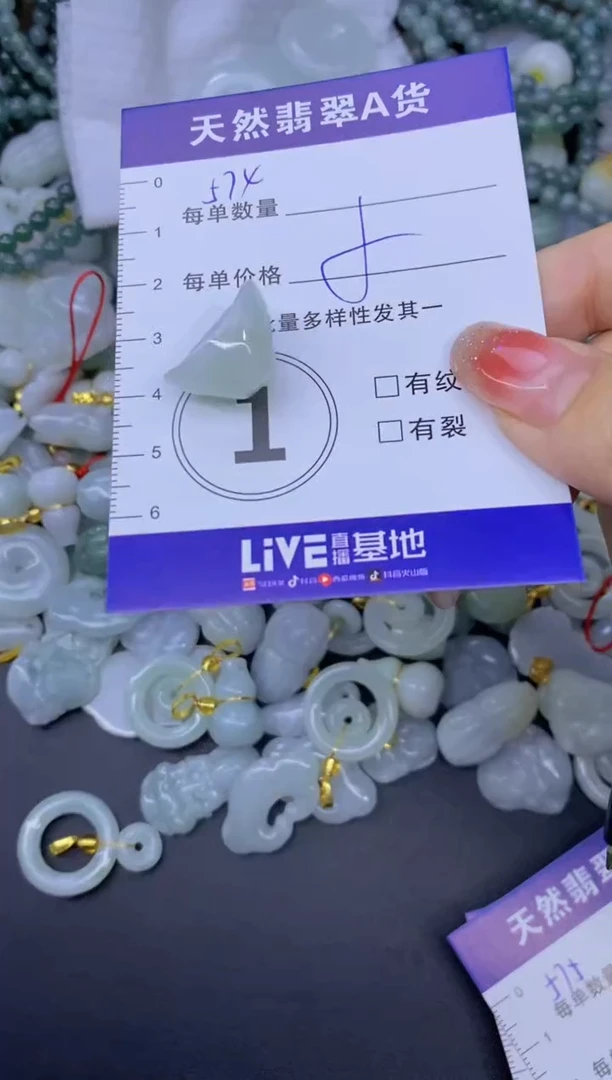 颈饰未镶嵌翡翠天然翡翠A货批量多样性发一件