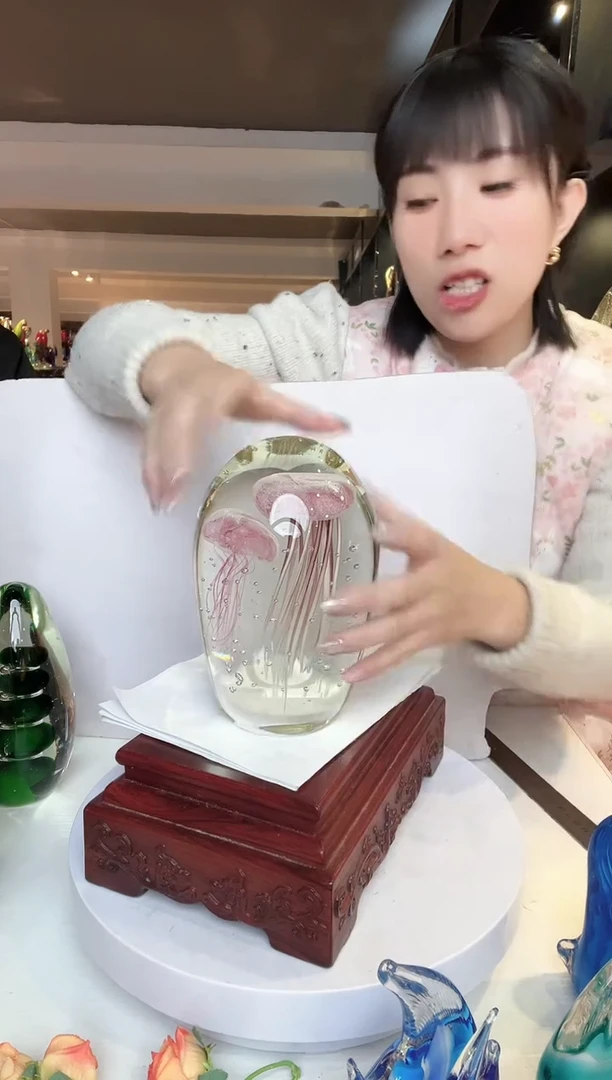 【闪购商品】茶盏琉璃摆件家居摆件