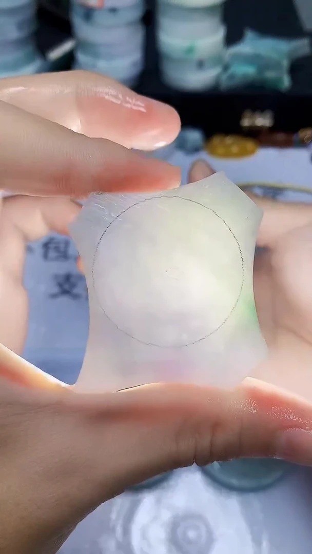 翡翠裸石缅甸天然翡翠A货Y922