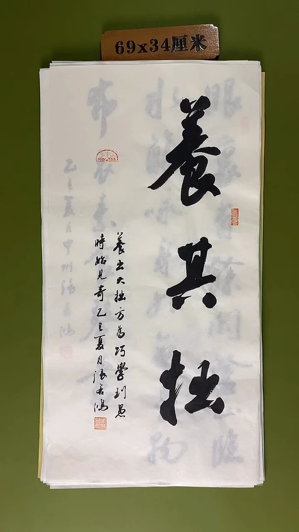 书法书法 张若鸿尺寸69cm*34cm