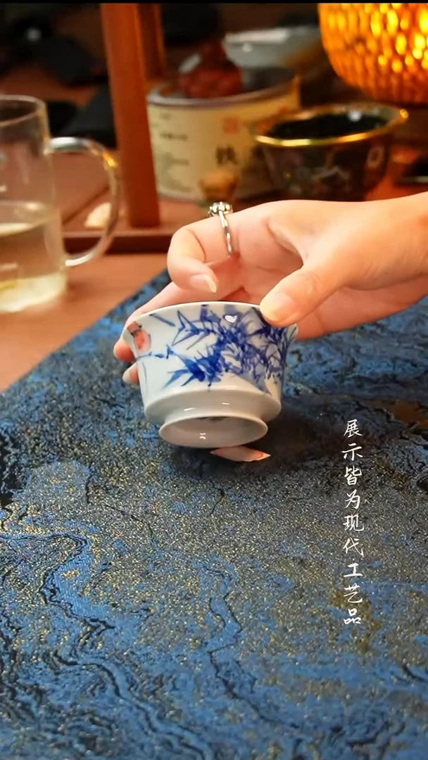 柚野写意竹子马蹄