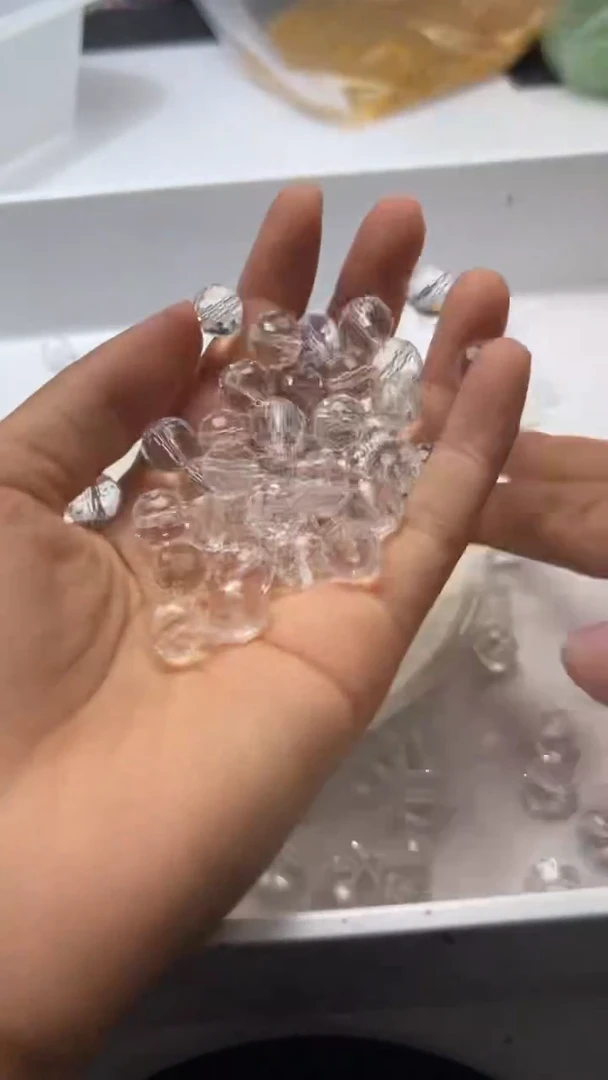 颈饰未镶嵌水晶p899白水钻切10mm*10颗