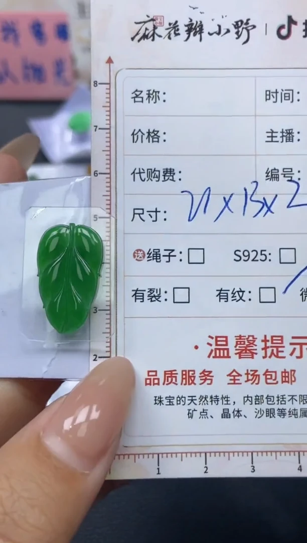 【闪购商品】定制翡翠未镶嵌天然翡翠A货126