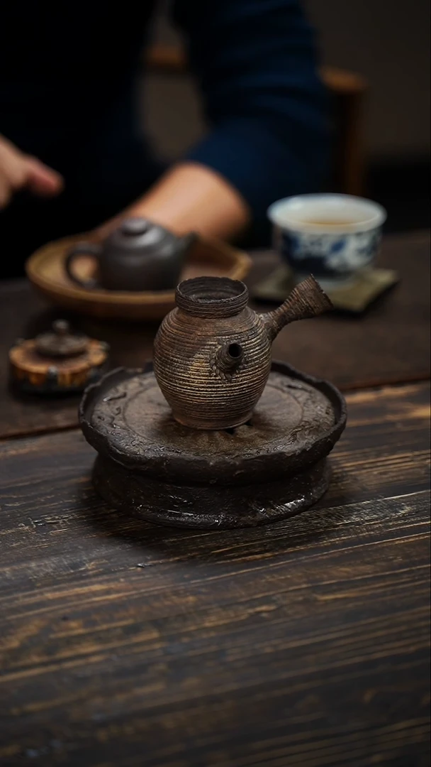 全手工制作  南蛮侧把壶 120cc