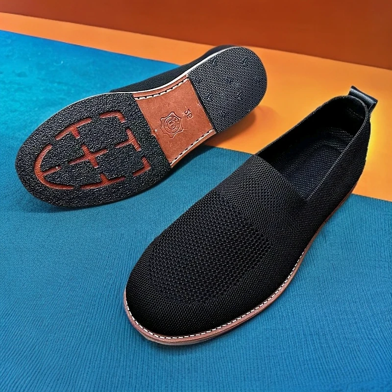 (网面)男款男士防滑网面固特异透气软底一脚官方正版老北京布鞋