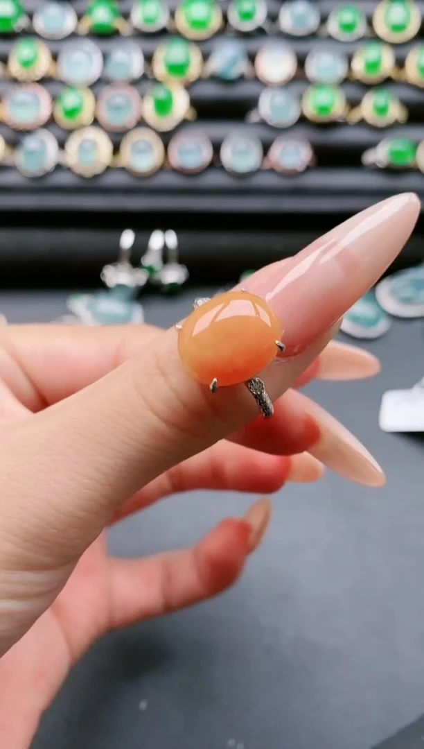 【闪购商品】翡翠戒指银S925镶嵌11111111