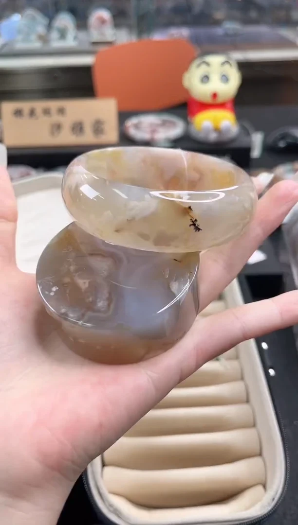 未镶嵌手镯石英质玉64圈口 （赠品镯心）3975328