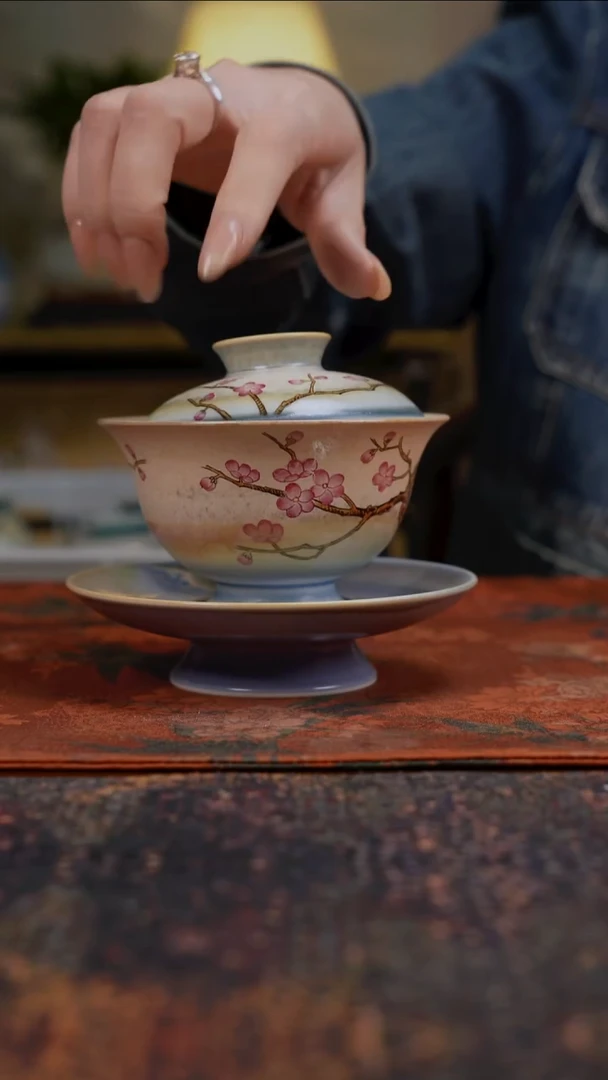 杯景德镇陶瓷杯碗柴烧多人