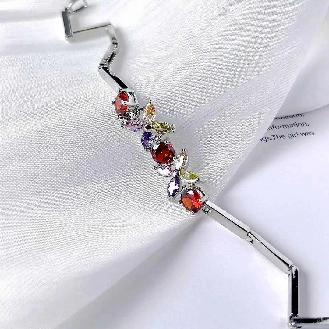 铜合金合成锆石手链 57-琉森首饰