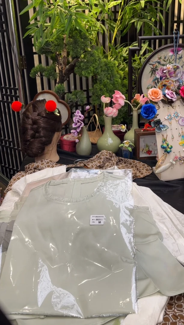 织绣浮**爱绿色m码