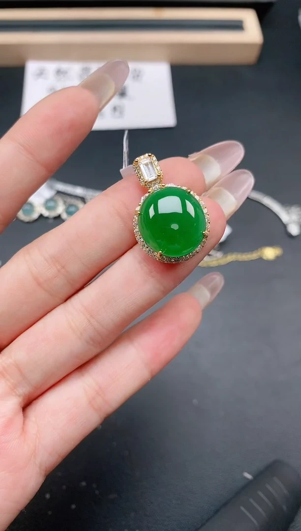银S925镶嵌戒指翡翠1111