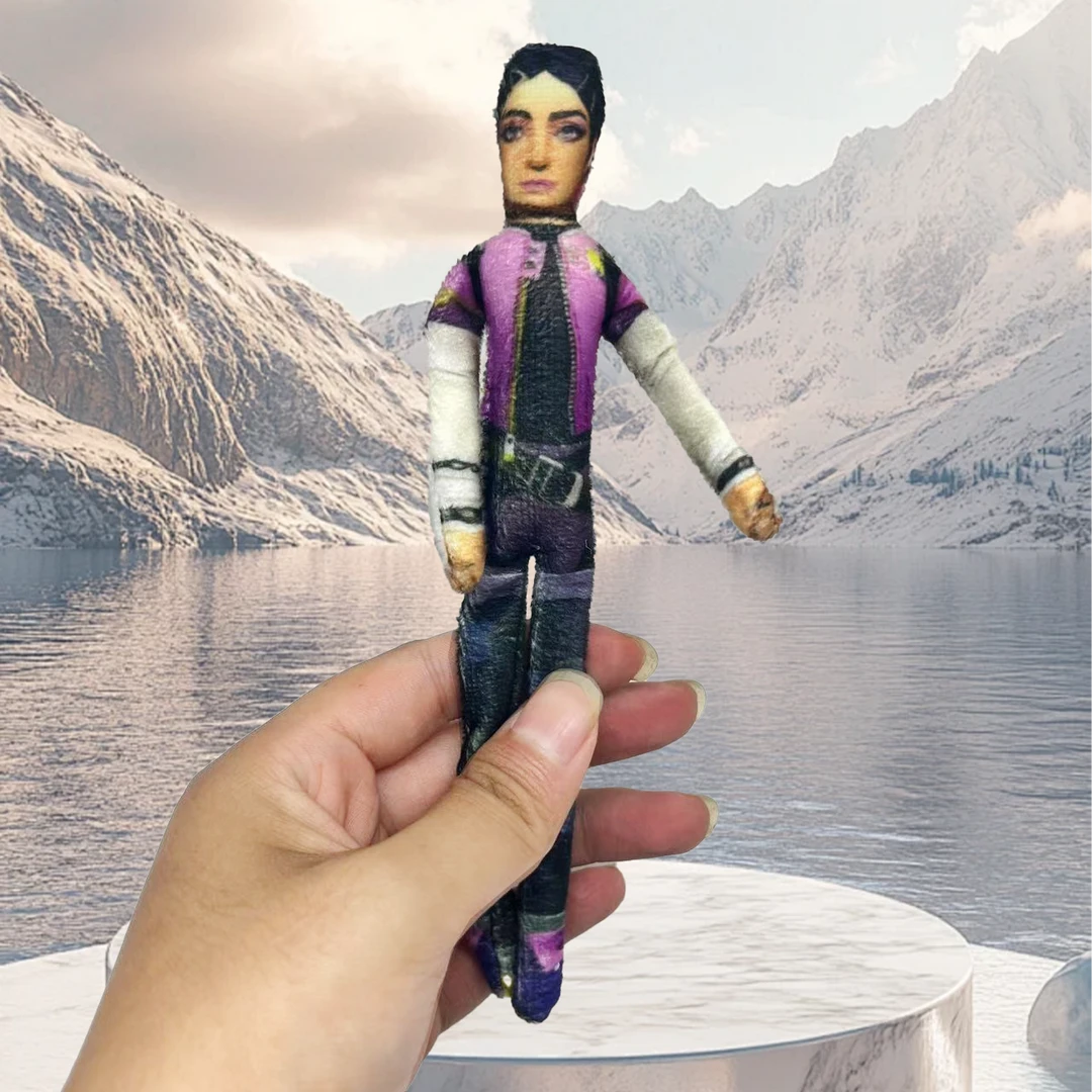 抽象无畏契约抽象公仔手脚铁丝骨架可活动老鼠干毛绒玩偶