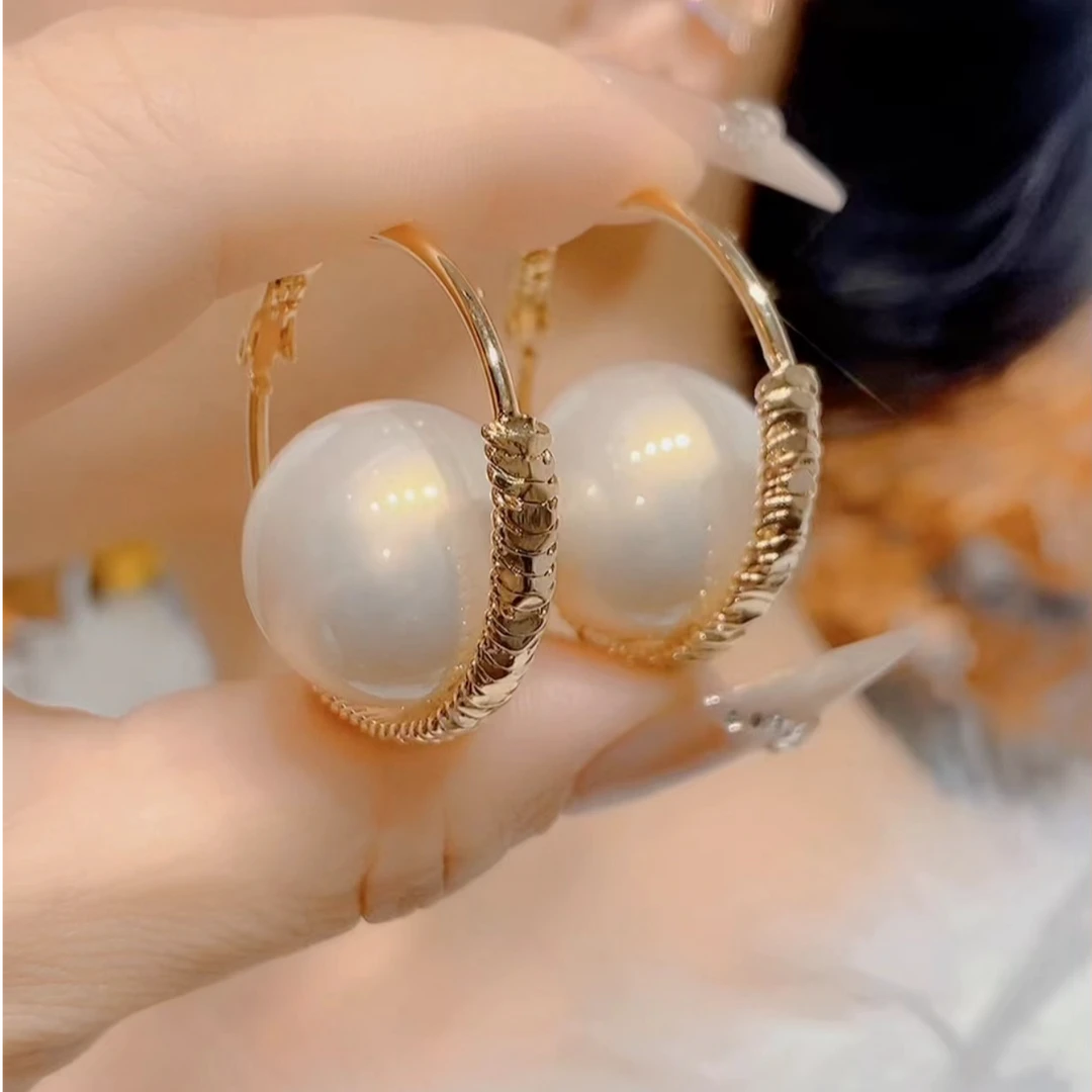 铜合金合成锆石耳饰 气质轻奢时尚百搭复古法式简约精致C05