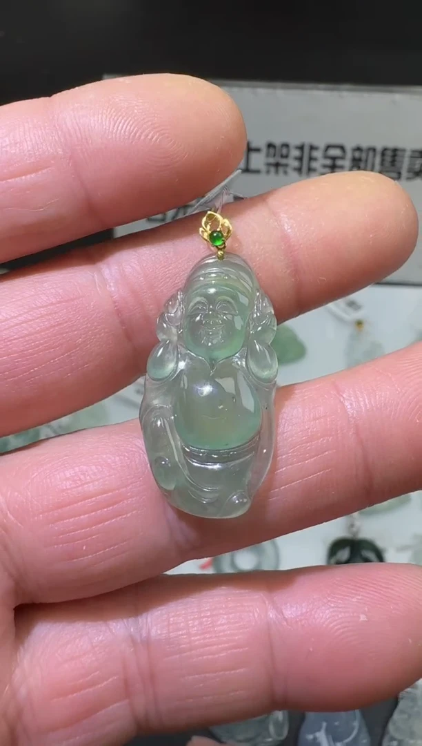 【闪购商品】定制翡翠18K金镶嵌00057305