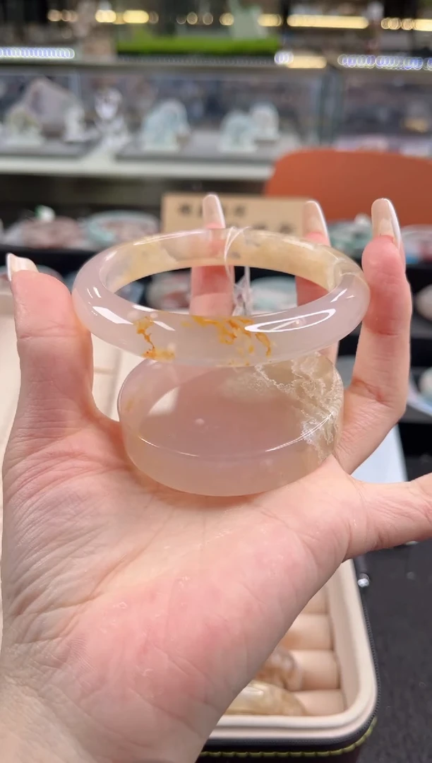 未镶嵌手镯石英质玉64圈口（赠品镯心）6593412