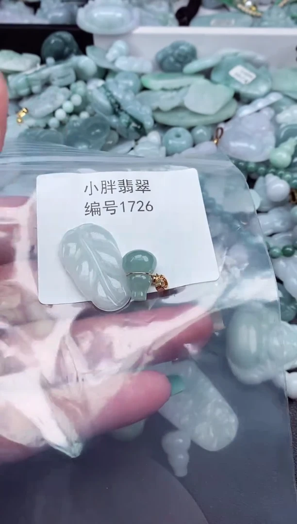 颈饰未镶嵌翡翠缅甸天然A货翡翠1726