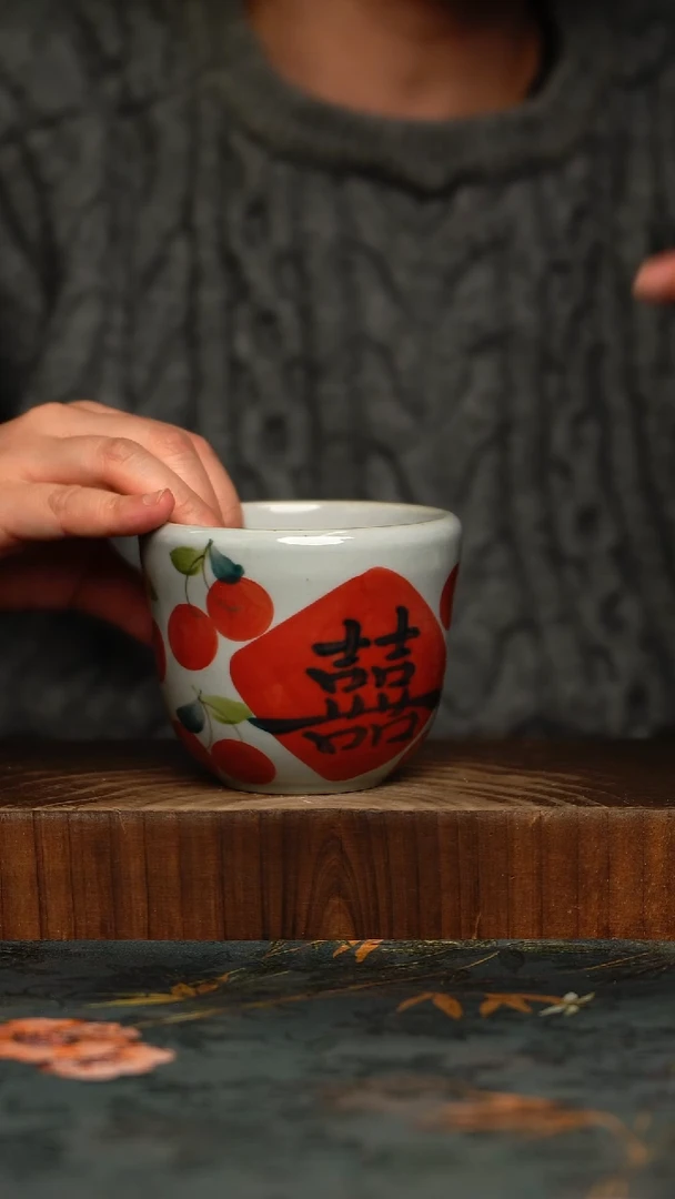 瓷片釉下彩手工手绘同款陶器