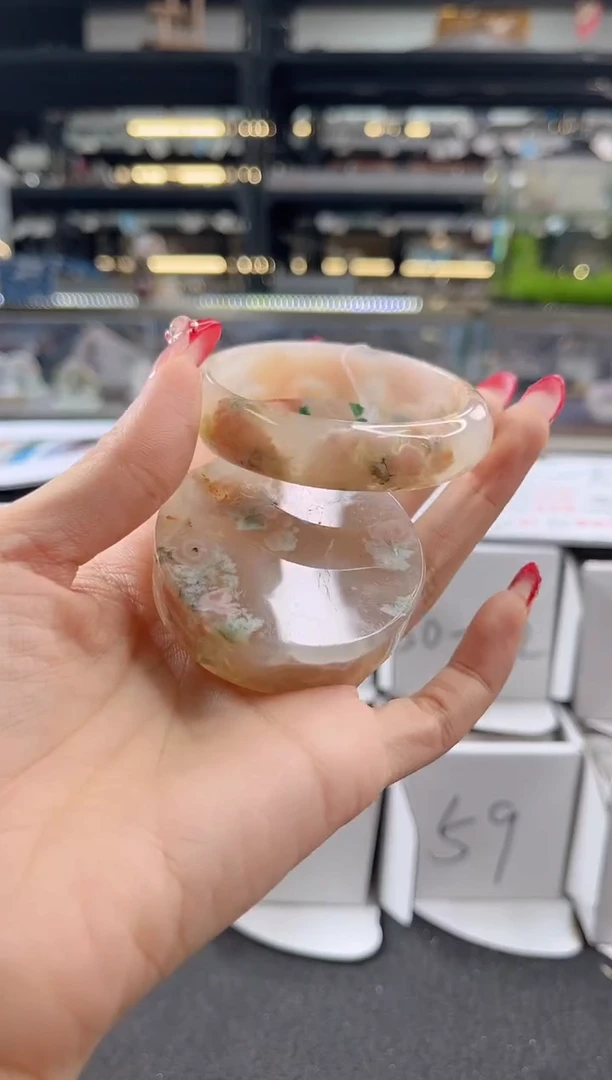 未镶嵌手镯石英质玉54圈口（赠品镯心）6995447