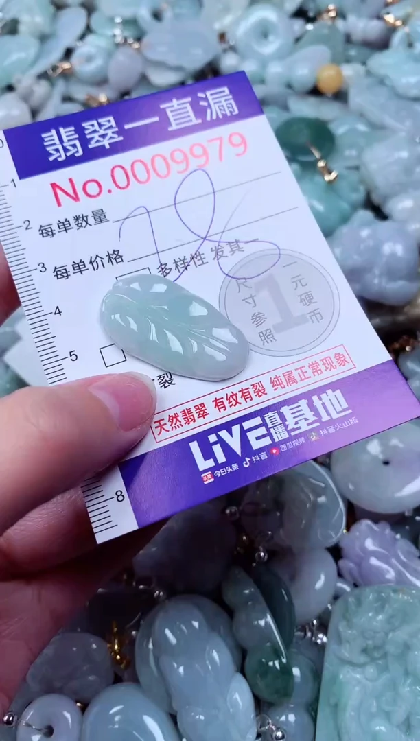吊坠(不含链)未镶嵌翡翠9979