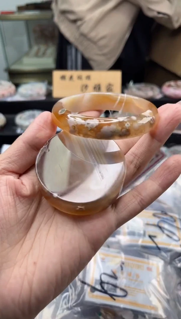 未镶嵌手镯石英质玉57圈口（赠品镯心）6593345