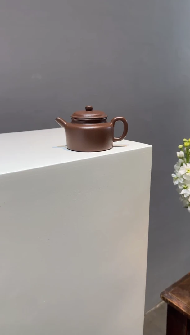 茶壶紫砂木*人德钟 紫砂壶