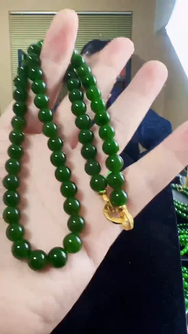 项链未镶嵌和田玉（碧玉）8