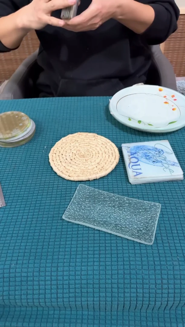 进口食品级钢化玻璃040微瑕6个杯垫