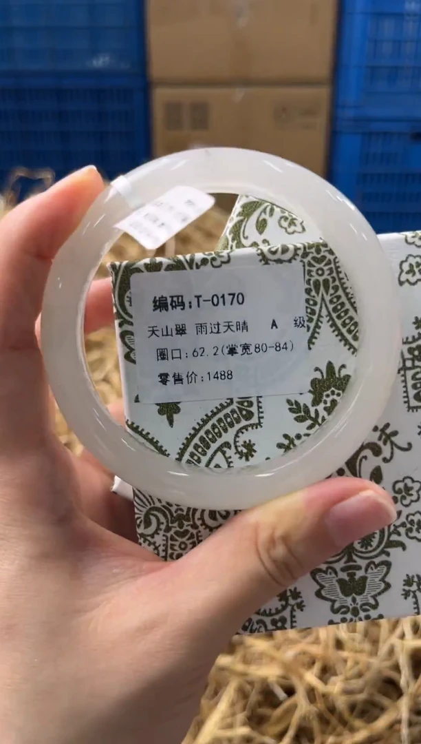 未镶嵌手镯石英质玉T-0170
