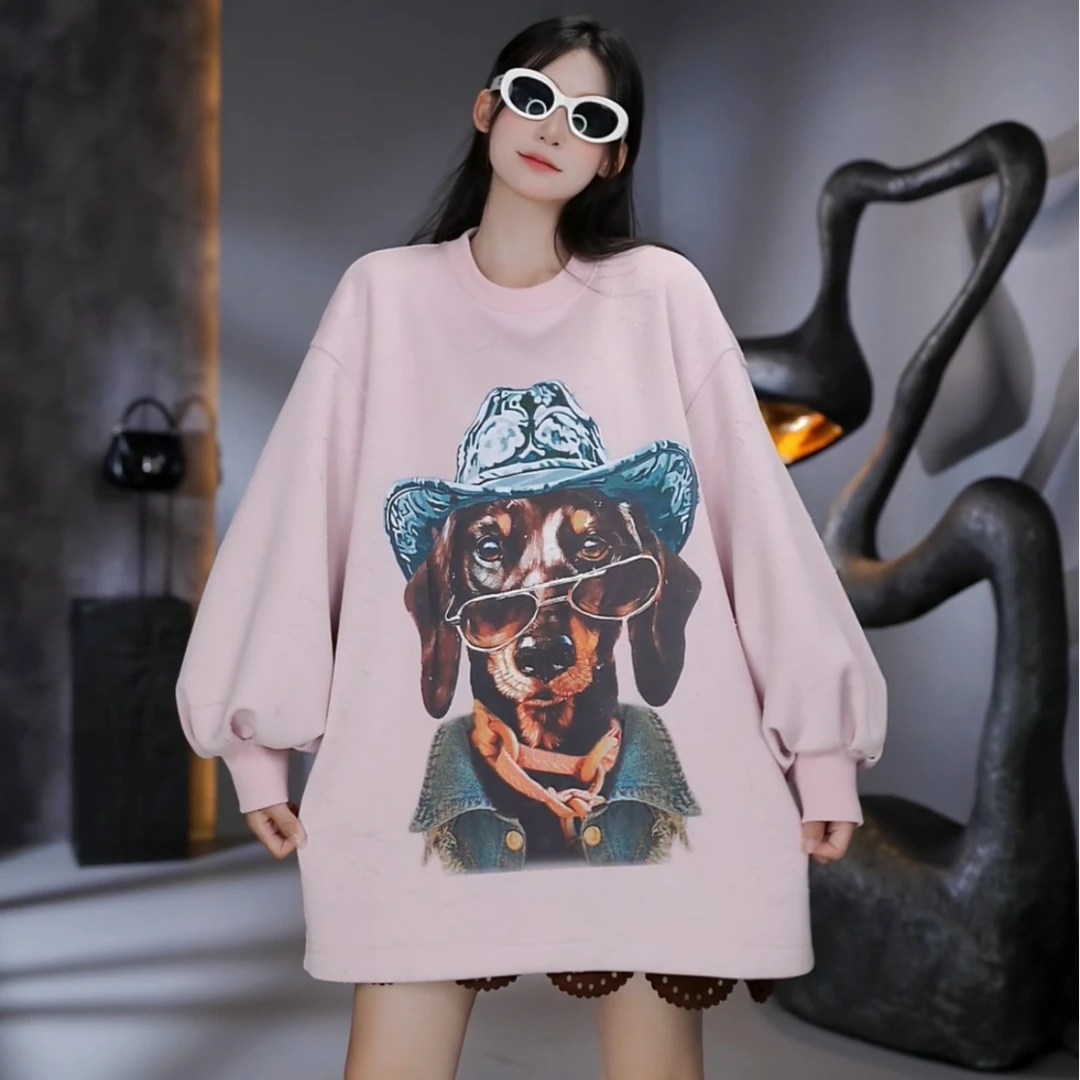 25N秋季新款轻奢高级感美式街头潮流原创设计卫衣 154227