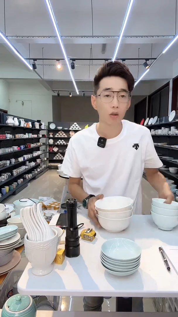 陶瓷餐具清库存尾货  6英寸碗纯白买4送2到手6支