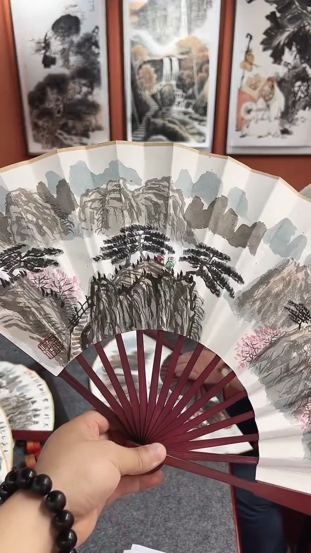 国画王鸿雁/国画/扇面