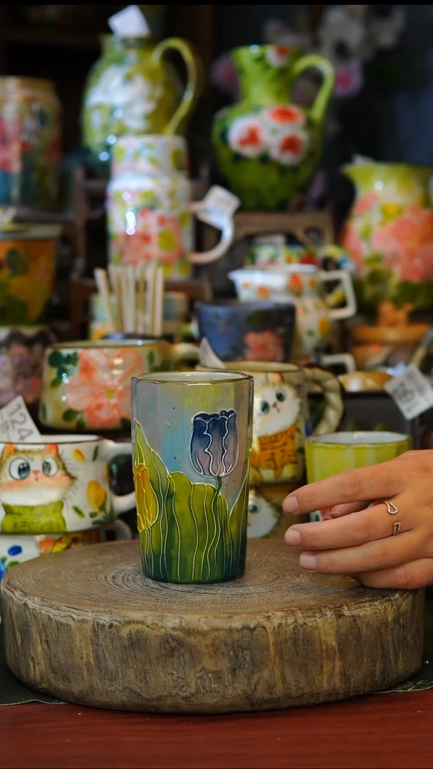 陶瓷199景德镇手工手绘釉下彩