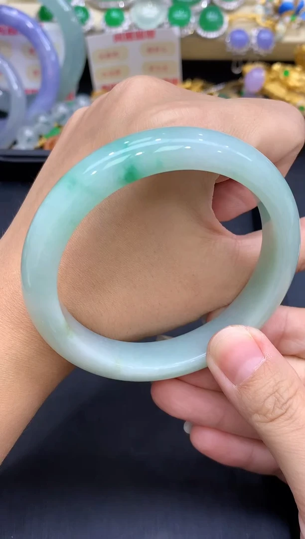 未镶嵌手镯翡翠485-中国好珍宝