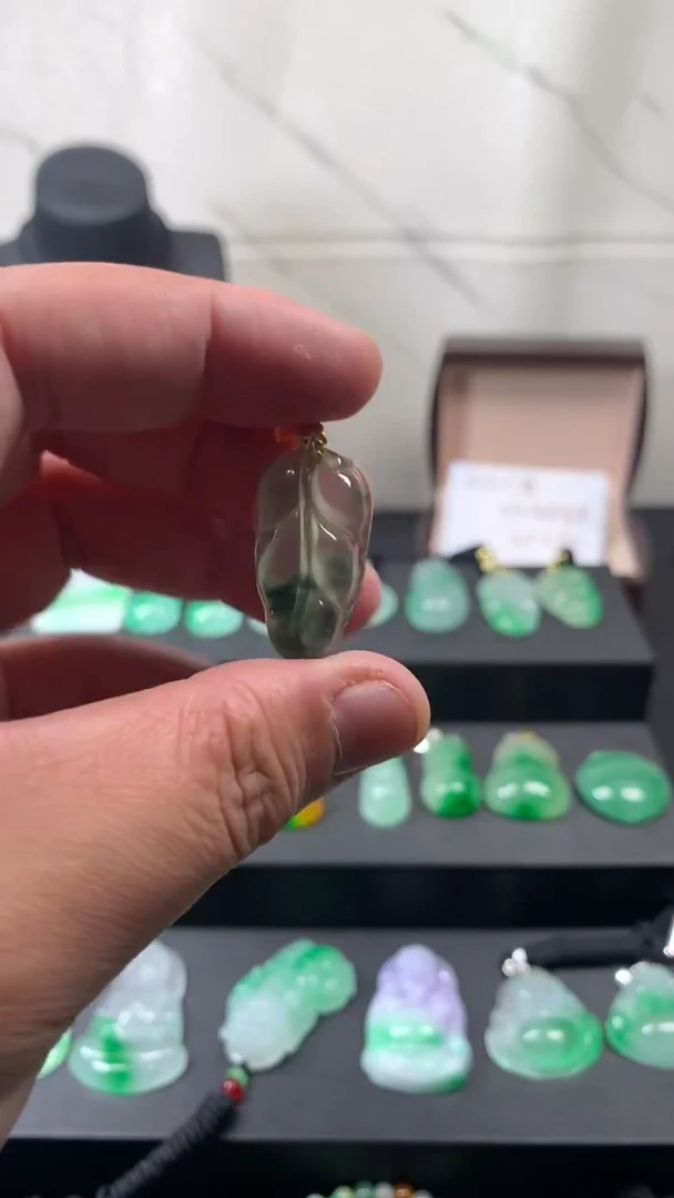 颈饰未镶嵌翡翠所见即所得，一图一物