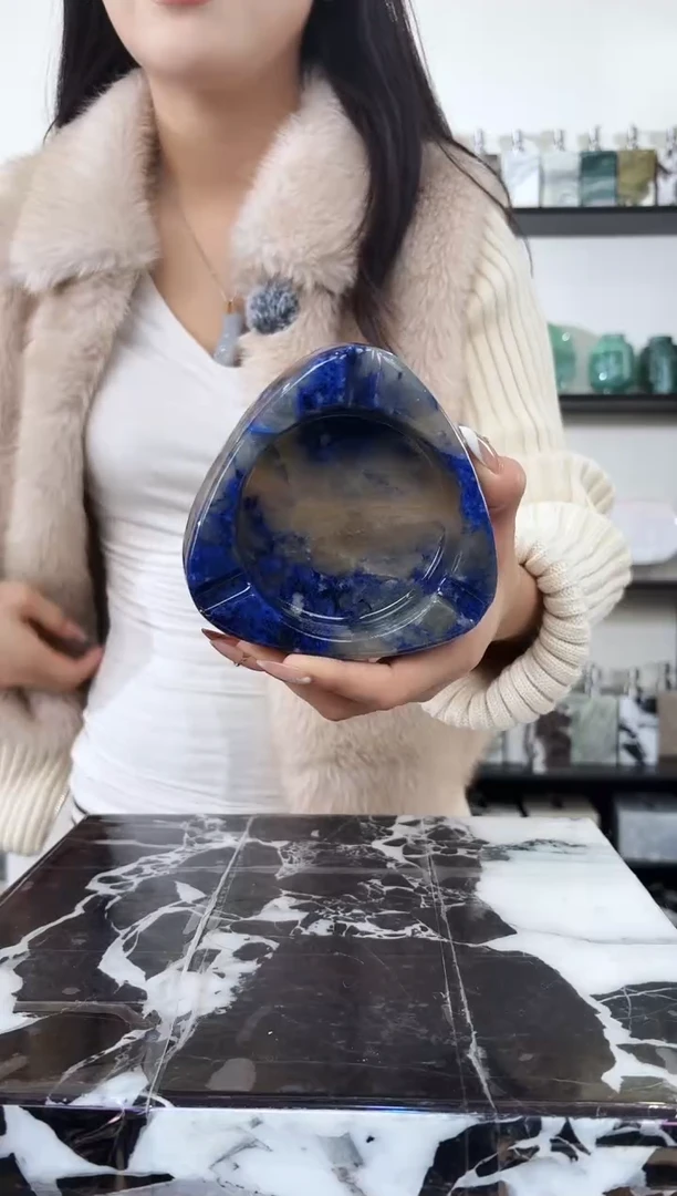 石材景泰蓝085烟灰缸