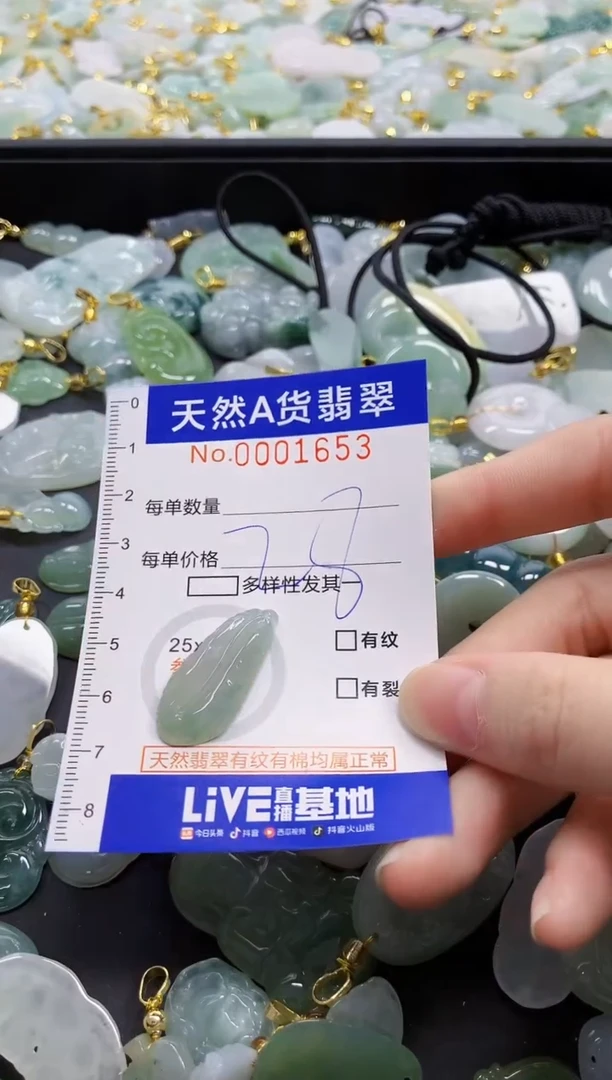 颈饰未镶嵌翡翠天然A货翡翠