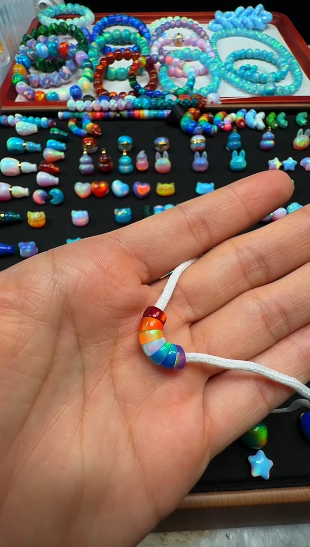 树脂制品人造欧泊自选卡6大肠一组