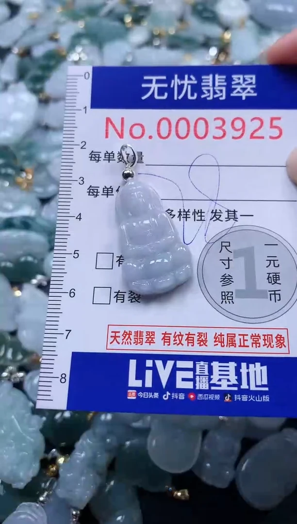 颈饰未镶嵌翡翠3925