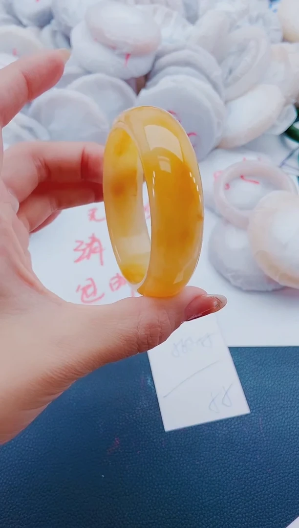 未镶嵌手镯石英质玉H403-55-56