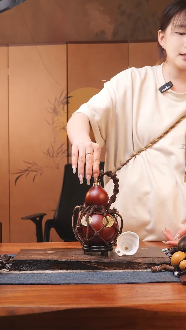 1734号精品大漆葫芦防腐防渗装水茶酒