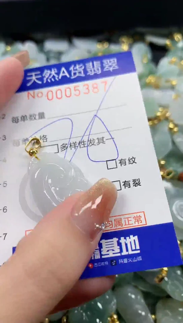 颈饰未镶嵌翡翠天然A货翡翠